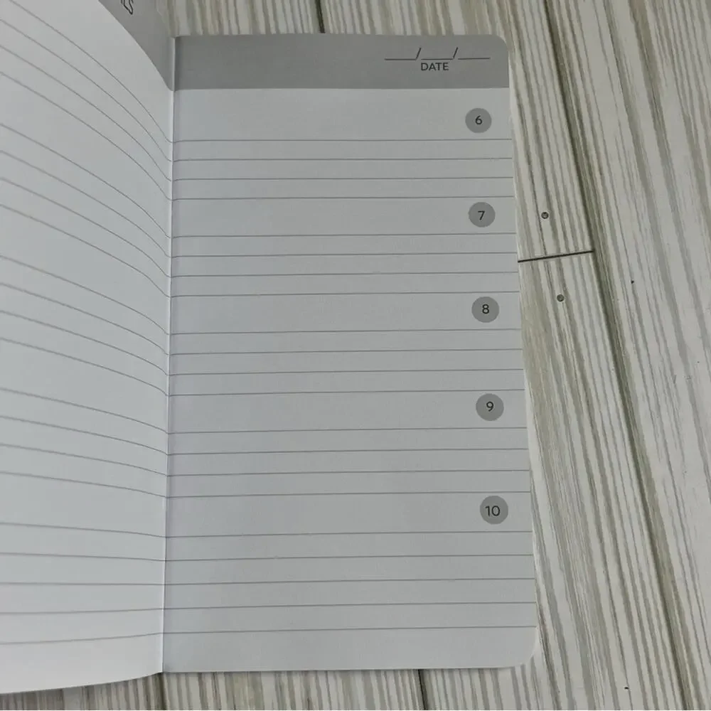 Writing Journal Sixty Goal Setting Sheets Notebook Stationery NEW